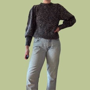 Madewell Pleated Shoulder Pullover Sweater